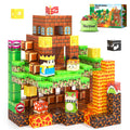 Magnetic Blocks - Build Mine Magnet World Kids Games Magnetic Building Toys Kingdom & Lava World Adventure STEM Toys for Age 3-10 Boys Girls Sensory Toys for Toddlers Great Gifts 3+ Years Old